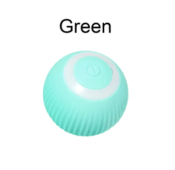 Смарт игрушка вращающийся мячик для котов и маленьких собак Smart Cat Ball Toys Blue. Игрушка для кошки