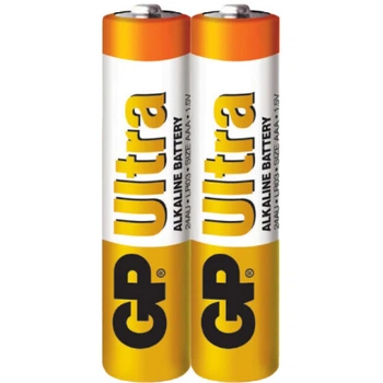 Лужна батарея GP Ultra Alkaline AAA 1.5V LR-03. Батарейка мініпальчикова ААА. Елемент живлення – 1 шт