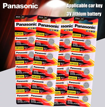 Батарейка литиевая Panasonic / CR1220 / 3V. Батарейка панасоник Lithium для часов 1шт
