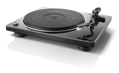 Програвач вінілових дисків Denon DP-400 (напівавтомат, фонокоректор) Black (art.235455)