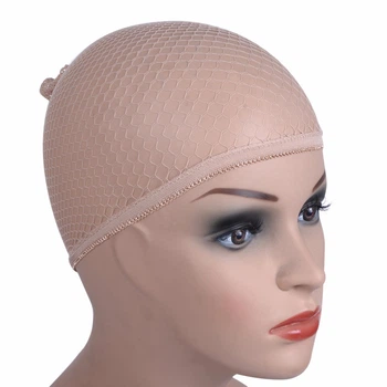 Сетка шапочка для волос на ночь "Beige Mesh VF2". Шапочка для сна под парик