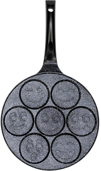 Patelnia do jajek Vilde Basic Line granitowa na 7 otworów 26 cm (5904316492649)