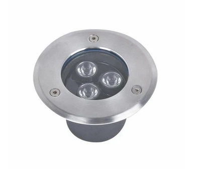 Подводный встраиваемый светодиодный профессиональный светильник 3*1W RGB ip68 Ecolend
