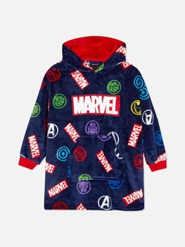 Халат худі плюшевий синій Marvel 122-140см (400011774)