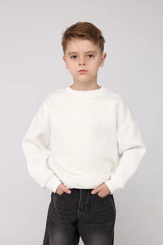 Світшот для хлопчика 116 колір молочний YUKI ЦБ-00284531