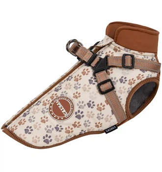 Зимняя куртка для собак V.PET.B.R. Luxury Dog Jacket C519 Brown Paw, S