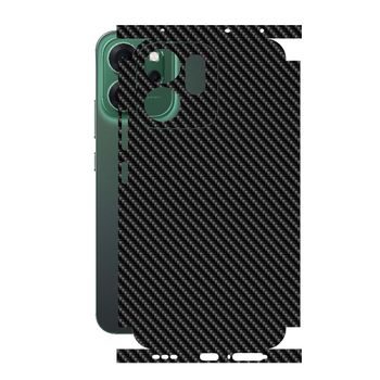 Захисна плівка StatusSKIN для OPPO Reno14 F Корпус Вініл Карбон чорний