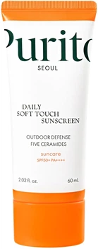 Солнцезащитный крем для лица PURITO Seoul Daily Soft Touch Sunscreen SPF 50 PA++++ с керамидами 60 мл (8809563102600)