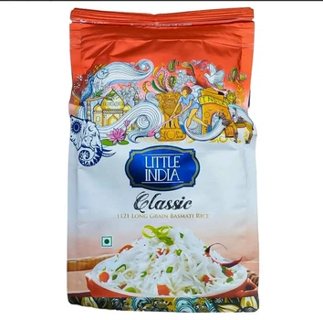 Рис для плову басматі пропарений Little India 1кг