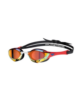 Окуляри для плавання Arena Cobra Edge Swipe Mirror - Gold Red