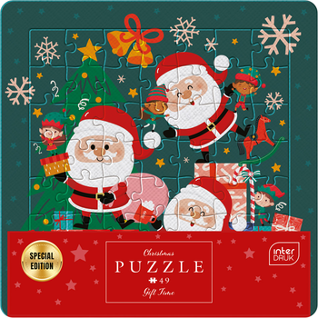 Пазлы Interdruk Christmas Gift Time трёхслойные 49 деталей (376343)