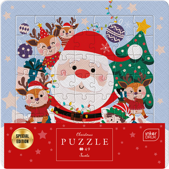 Пазлы Interdruk Christmas Santa трёхслойные 49 деталей (376305)