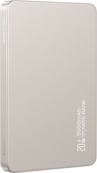 Powerbank Usams US-CD231 5000mAh 20W Titanium (6958444992242)