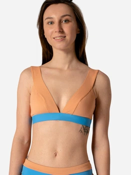 Верхняя часть купальника женская brabrabra Спекотний шок SO215908 75C Голубой/Бежевый (6907208030294)