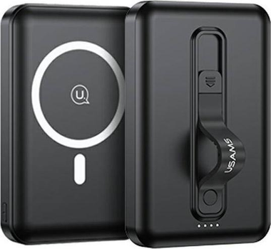 УМБ Usams US-CD173 Magnetic Wireless 10000mAh 20WQC3.0+PD Black (6958444976914)