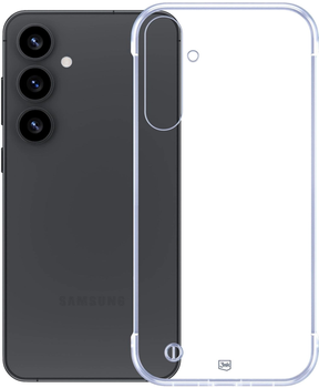 Etui 3MK Just20g Clear Case do Samsung Galaxy S25+ Transparent (5903108629027)