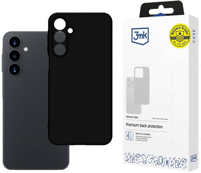 Панель 3MK Silicone Case для Samsung Galaxy A16 Black (5903108616416)