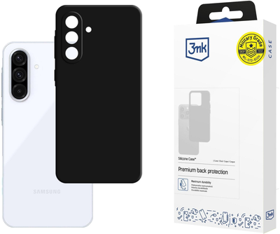 Панель 3MK Silicone Case для Samsung Galaxy A36 Black (5903108621816)
