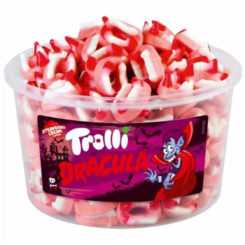 Цукерки желейні Trolli Mini Dracula,150 шт. - 1050 g