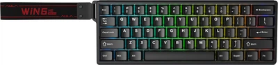 Клавиатура проводная Aula WIN60 HE Magnetic Switch RGB USB Black (6978080504029)