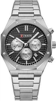 Годинник наручний Curren 8440 Silver Black Silver (18693)