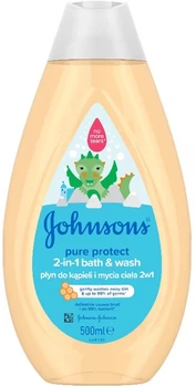Johnson’s Baby Засіб для ванни 2 в 1 з медом, зеленим чаєм і ройбушем 500 мл