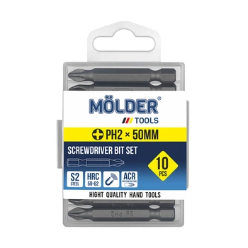 Набор бит Molder PH2x50 мм 10 шт (MT7025010)