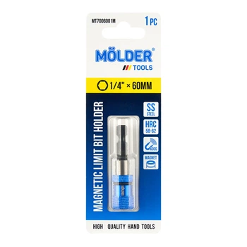 Тримач біт магнітний Molder з обмежувачем 60 мм 1 шт (MT7006001M)