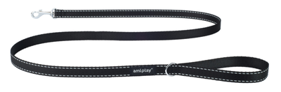 Повідець Amiplay Reflective L 150 см Чорний (5907563215412)