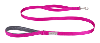 Повідець Amiplay Samba L 150 x 2.5 см Рожевий (5907563277687)