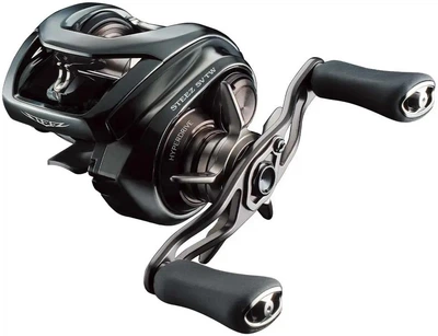Катушка Daiwa 24 Steez SV TW 100XHL бейткастинговая легкая для легких приманок, магниевый корпус, SV Boost