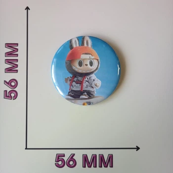 Значок Лабубу Labubu 5,6 см (23928)