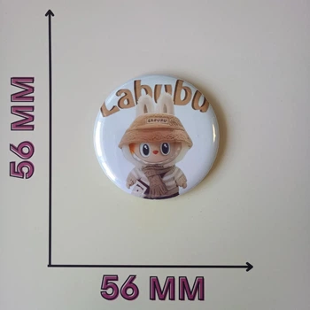 Значок Лабубу Labubu 5,6 см (23918)