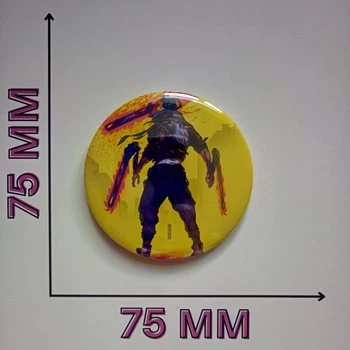 Значок Людина-бензопила Chainsaw Man 7,5 см (16310)