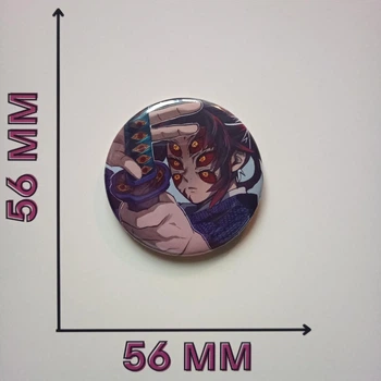 Значок 5,6 см Клинок рассекающий демонов Kimetsu no Yaiba Клинок який знищує демонів (18002)