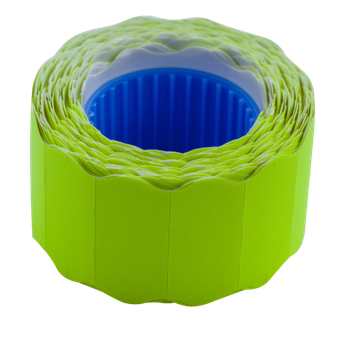 Цінник Buromax 26*12 фігурний 6м 500шт Жовтий (BM.282202-08)
