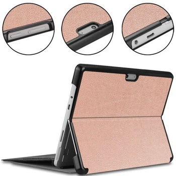 Чехол - книжка Custer Flip Cover для Microsoft Surface Pro 11 / 10 / 9 golden