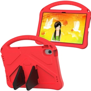 Чехол - накладка Kids with Stand для Xiaomi Redmi Pad 2 с ручкой red