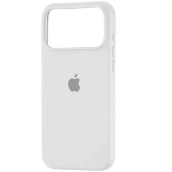 Чохол Fiji Silicone Case для Apple iPhone 17 Pro бампер накладка Soft Touch з мікрофіброю White