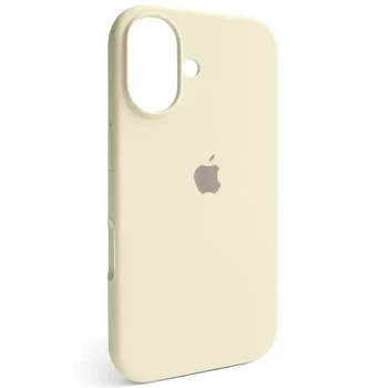 Чехол Fiji Silicone Case для Apple iPhone 17 бампер накладка Soft Touch с микрофиброй Antique White