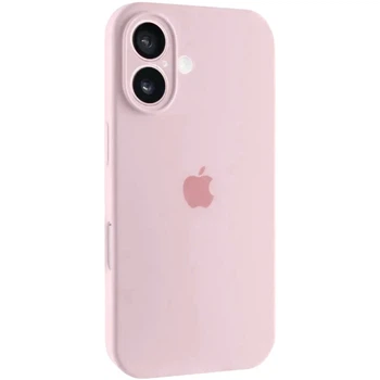 Чехол Fiji Silicone Case Full Camera для Apple iPhone 17 бампер накладка с защитой камеры Chalk Pink