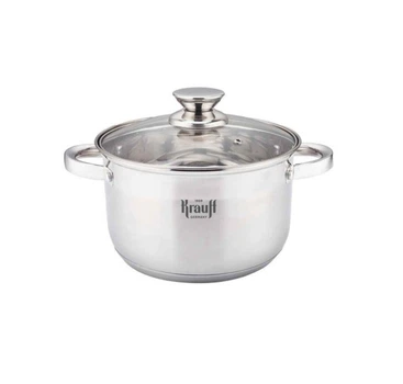 Каструля KRAUFF 4,4л зі скляною кришкою 22см