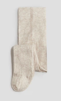 Колготки ажурные для девочки H&M 0291338-5-1 110-116 см (4-6 years) Бежевый