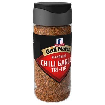 Приправа McCormick Grill Mates Chili Garlic Tri-Tip с чесноком и чили для говядины, 65 г