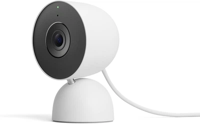 Камера видеонаблюдения Google Nest Cam Indoor (Wired, 3rd Gen) - Security Camera with 2K Video and Gemini, Snow