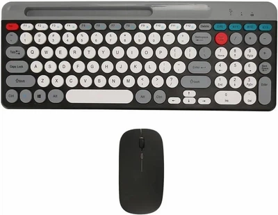 Беспроводная клавиатура с мышкой Bluetooth + USB-приёмник ZYG-806, ультратонкий дизайн, мультиподключение