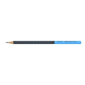 Олівець чорнографітний Faber-Castell Grip 2001 HB, корпус чорно-синій