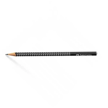 Олівець чорнографітний Faber-Castell Sparkle, тригранний Black
