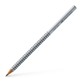 Олівець чорнографітний Faber-Castell Grip 2001 H, тригранний, сірий