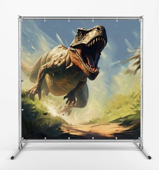 Банер "Динозавр. Парк Юрського періоду. Jurassic Park" розмір 2х2м. З люверсами.